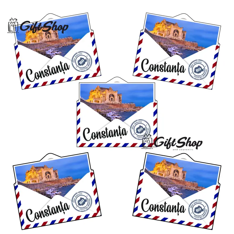 Magnet, personalizat, in forma de plicv